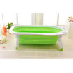 صورة حوض استحمام سيليكون قابل للطي للأطفال – أخضر