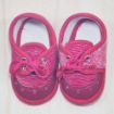 حذاء قطني للأطفال حديثي الولادة – أحمر