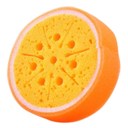 صورة اسفنجة استحمام الأطفال – برتقالي