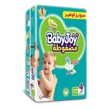 Picture of حفاضات بيبي جوي - مقاس 4 - 10-18 كجم - 58 حفاضة